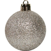 Набор новогодних шаров Christmas ø5-6 см полистирол цвет розовый 25 шт.