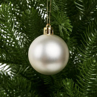 Набор новогодних шаров Christmas ø5-6 см полистирол цвет розовый 25 шт.