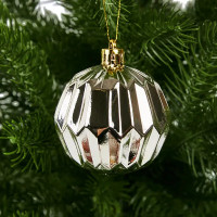 Набор новогодних шаров Christmas ø5-6 см полистирол цвет розовый 25 шт.