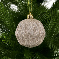 Набор новогодних шаров Christmas ø5-6 см полистирол цвет розовый 25 шт.