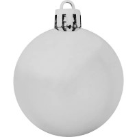 Набор новогодних шаров Christmas ø5-6 см полистирол цвет белый, зеленый, серебристый 25 шт.