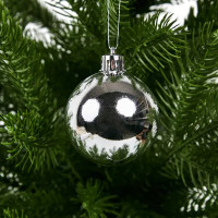 Набор новогодних шаров Christmas ø5-6 см полистирол цвет белый, зеленый, серебристый 25 шт.