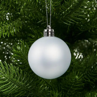 Набор новогодних шаров Christmas ø5-6 см полистирол цвет белый, зеленый, серебристый 25 шт.