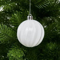 Набор новогодних шаров Christmas ø5-6 см полистирол цвет красный 25 шт.