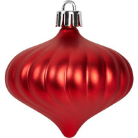Набор новогодних шаров Christmas ø5-6 см полистирол цвет красный 25 шт.