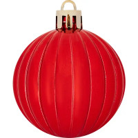 Набор новогодних шаров Christmas ø5-6 см цвет красный 25 шт.
