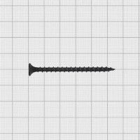 Саморезы по дереву и гипсокартону потайные острые фосфатированные 3.5х55 на вес