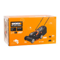 Газонокосилка аккумуляторная Worx WG730E 20 В 30 см 1x4 Ач АКБ и ЗУ входит в комплект