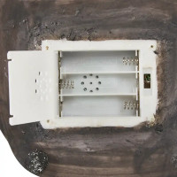 Композиция новогодняя светодиодная Дети на качеляx 19x14x17 см