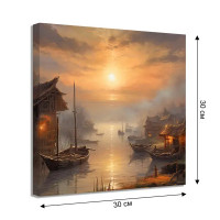 Канвас Рассвет 30x30 см