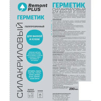 Герметик силакриловый Remont Plus прозрачный 290 мл