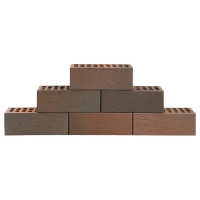 Кирпич облицовочный Volgabrick М 200 флэш горизонтальный рустик 250x120x88 мм 1.4 НФ