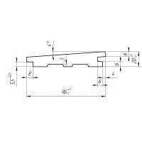 Вагонка американка хвоя 20x96x2000 мм сорт Оптима 8 шт. 1.53 м²