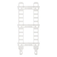 Полка угловая пластиковая Трансформер 18 см