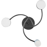 Светильник потолочный светодиодный Freya FR6048CL-L6B, 10 м², нейтральный белый свет, цвет черный