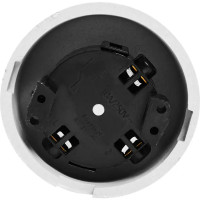 Выключатель накладной Electraline 1 клавиша керамика цвет белый