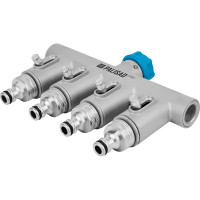 Разветвитель четырехканальный для шланга Aquacraft 3/4\