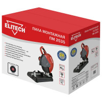 Пила монтажная Elitech ПМ 3040Т, 3000 Вт, 400 мм