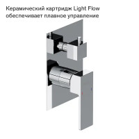 Душевая система Damixa Elm 921520000LM скрытого монтажа цвет хром