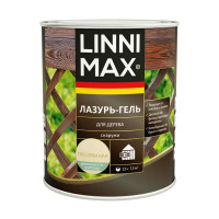 Лазурь-гель для дерева Linnimax полуматовая прозрачная 0.75 л