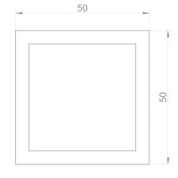 Балясина ДПК 50x50x3000 мм венге