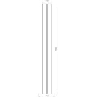 Опора для столба Nautic Prime цвет Венге 960x60x10 мм 2 м²