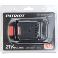 Аккумулятор Patriot PB BR 21V (MAX) 3.0 AH UES, 21 В Li-ion 3 Ач