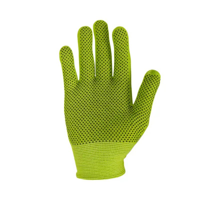 Перчатки ПВХ с микроточками Fiberon размер 9/L цвет зеленый