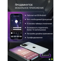 Светодиодная люстра EFFECT S 100W с пультом управления