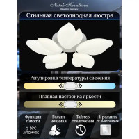 Светодиодная люстра EFFECT S 100W с пультом управления