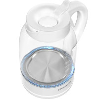 Электрический чайник Polaris PWK 1797CGL Water Way Pro 1.8 л нержавеющая сталь цвет белый