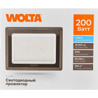 Прожектор светодиодный уличный SMD Wolta WFL-200W/06 200 Вт 5700К IP65 холодный белый свет