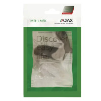 Крючок мебельный Ajax MB-LM/K-001 5x5.8x1 см цвет черный