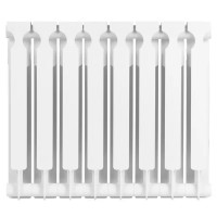 Радиатор секционный Royal Thermo Vittoria 2.0 RTV250008 500/80 8 секций боковое подключение биметалл белый