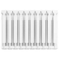 Радиатор секционный Royal Thermo Vittoria 2.0 RTV250010 500/80 10 секций боковое подключение биметалл белый