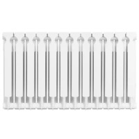 Радиатор секционный Royal Thermo Vittoria 2.0 RTV250012 500/80 12 секций боковое подключение биметалл белый