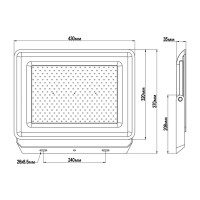 Прожектор светодиодный уличный SMD Wolta WFL-300W/06 300 Вт 5700К IP65 холодный белый свет