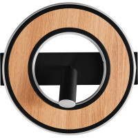 Светильник потолочный светодиодный Lumion Ledio Pine 6572/24CL 10 м² нейтральный белый свет цвет черный