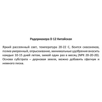 Радермахера ø12 h25 см