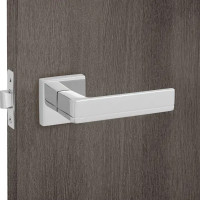 Дверные ручки 158 H, комплект, цвет хром