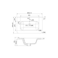 Каркас тумбы подвесной с раковиной Iddis Lahta LAH80W0i95K 67x80x47 см цвет белый