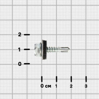 Саморезы кровельные по дереву оцинкованные 4.8x19 мм 100 шт.