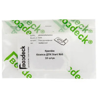 Клипса для ДПК Гвозdeck оцинкованная №6 10 шт