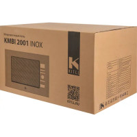 Микроволновая печь Kitll KMBI 2001 2001 IX встраиваемая 20 л 59.5x32.9x38.2 см механическое управление цвет нержавеющая сталь