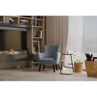 Кресло полиэстер Seasons Вилли 77x86x76 см цвет серый