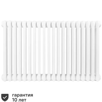 Радиатор трубчатый Irsap Tesi RT305652001A430 500/100 20 секций боковое подключение сталь белый