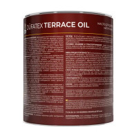 Масло для дерева Oil Terrace цвет бесцветный 0.8 л