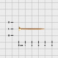 Саморезы универсальные потайные острые оцинкованные 3.5x40 8 шт.