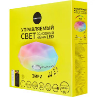 Светильник настенно-потолочный LED Семь Огней Эйри с пультом д/у 18 м² регулируемый белый RGB свет цвет белый