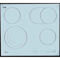 Электрическая варочная панель Midea MCH64767FW 59 см 4 конфорки цвет белый